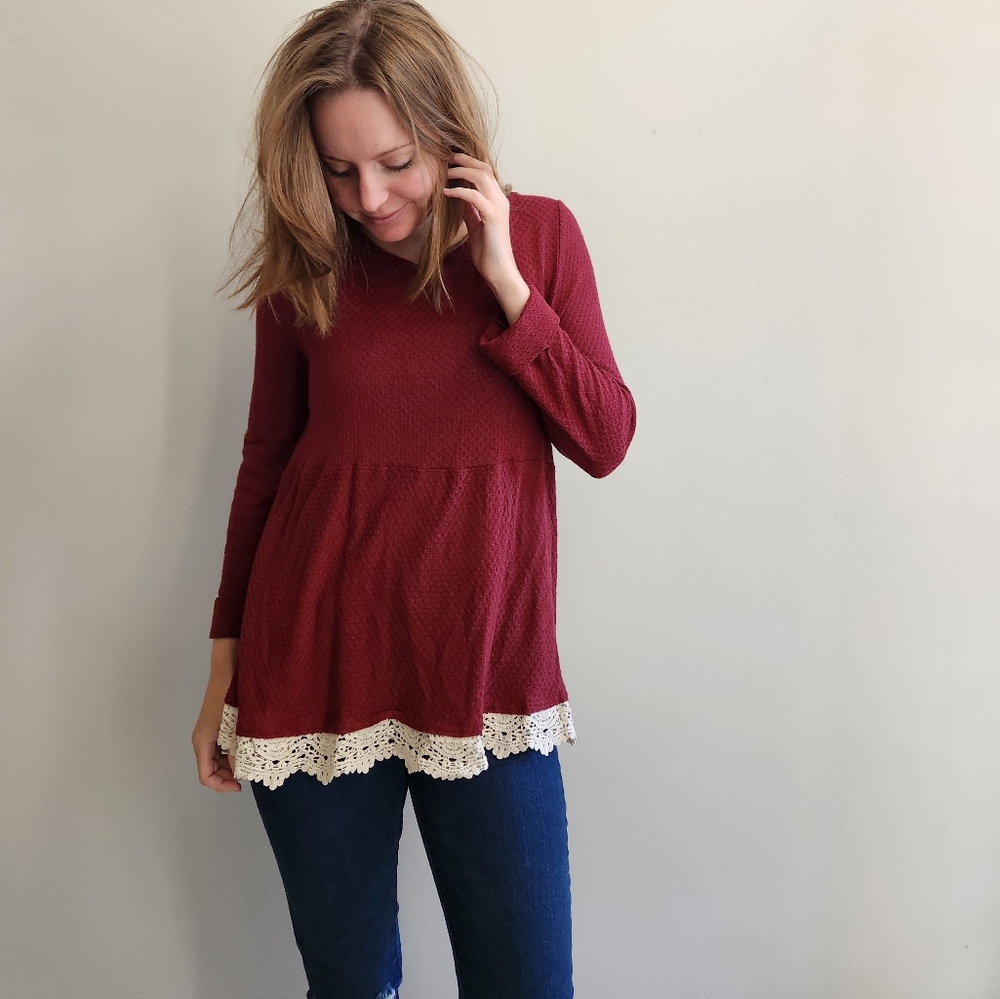 Sweet festive blouse